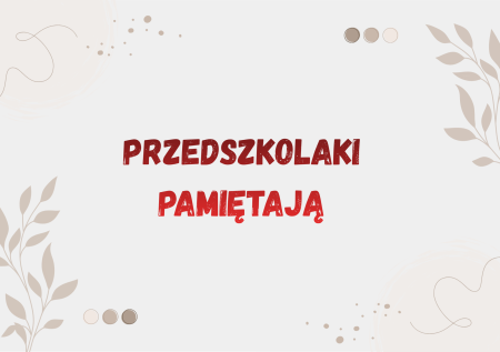 30.09.2025 PRZEDSZKOLAKI PAMIĘTAJĄ