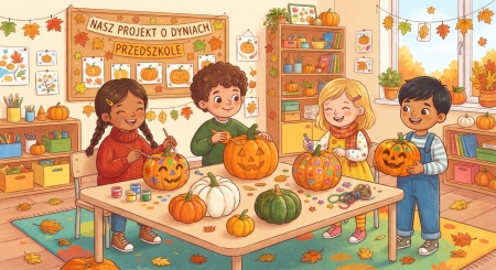 Projekt ,,Dynie'' w grupie ,,Żabki'' 